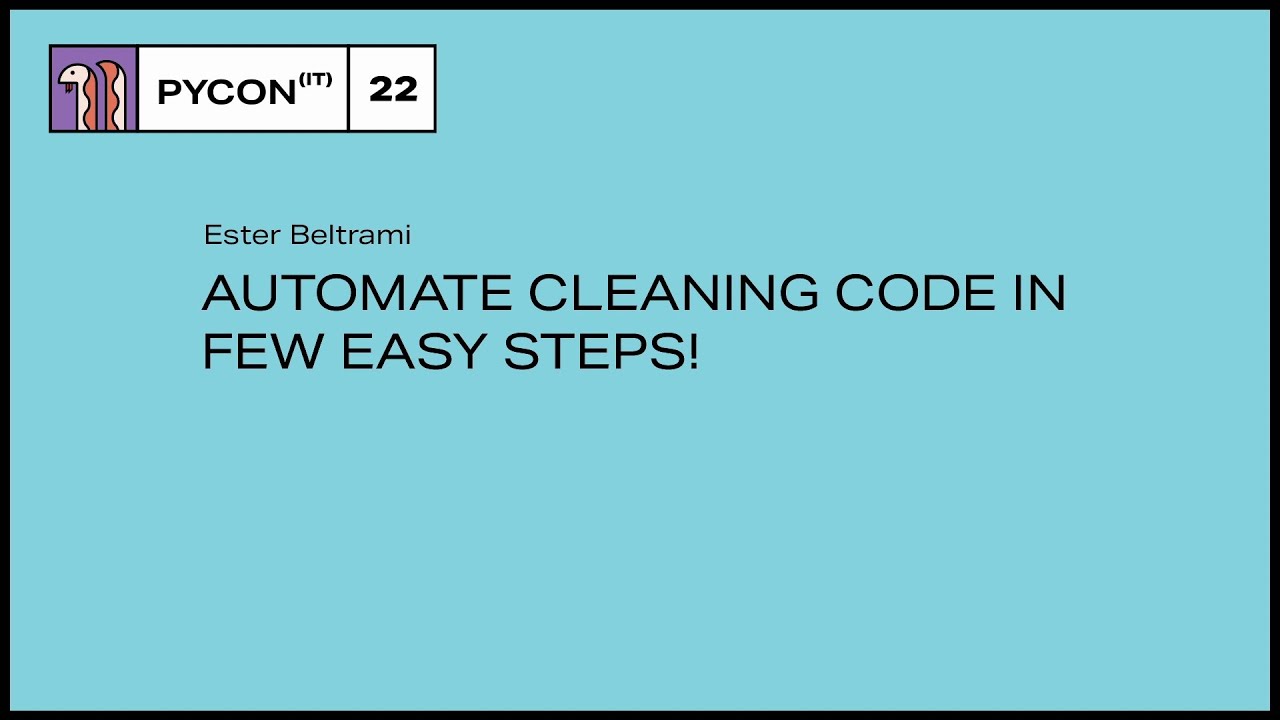Image from Automate cleaning code in few easy steps!