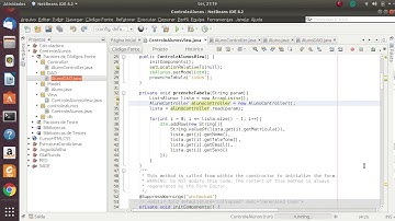 Curso CriandoCRUDComJAVA aula008 - Pegando dados da tabela do formulário