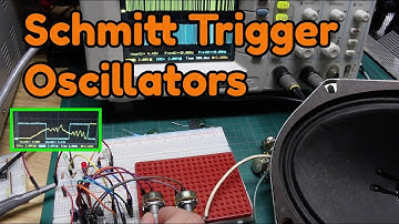 Schmitt Trigger Inverter Oscillator - Fun with Nand Gates and RC Networks