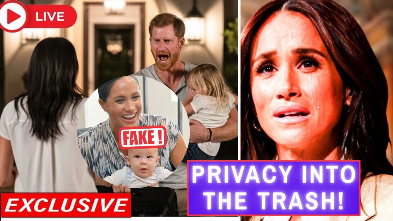 DISGUSTING! Z-lister Meghan Markle Uses Ghost Kids Archie & Lili As One Way Ticket To Hollywood.