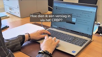 Digitaal werken met het CRBP: de verslaglegging