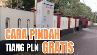Cara urus pindah tiang PLN secara GRATIS Cara urus pindah tiang PLN secara GRATIS