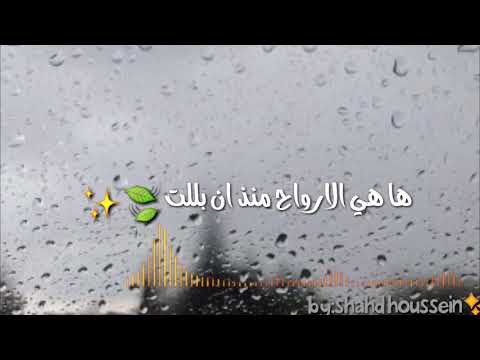 حالات واتس أب عن المطر