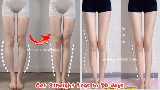 ?Top Exercises to Get Straight Legs in 30 days | 4 best longer Legs & Slim Stretch Exercises?