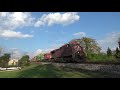 RARE! CSX Q165 With Freight, A PAC-MAN SD40-2, And CP 7014 As DPU!