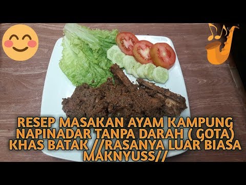 Resep Masakan Ayam Napinadar - Resep Masakan