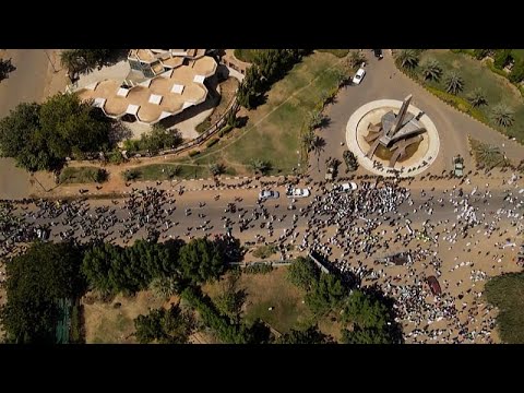 Hundreds protest in Sudan