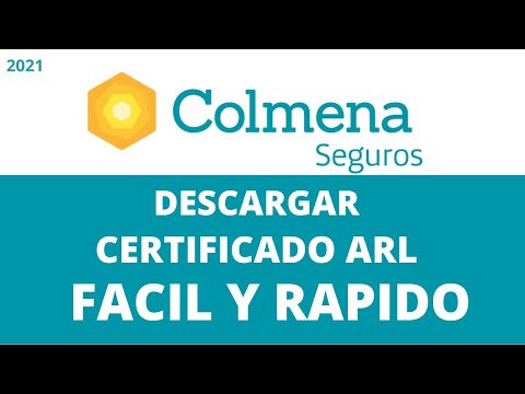 ARL COLMENA - Descargar CERTIFICADO de afiliación PASO a PASO, como obtenerlo FÁCIL y RÁPIDO