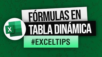 Fórmulas en tablas dinámicas (Campos calculados)
