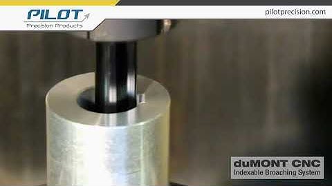 duMONT Tooling System Internal Through Keyway on Machining Center