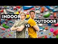 Indoor vs outdoor climber 
