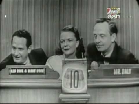 Les Paul and Mary Ford on "What's My Line?"