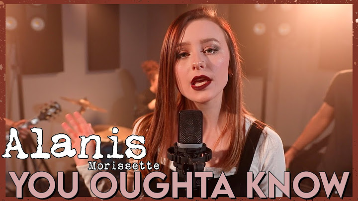 You Oughta Know Cover version - Cover performance video thumbnail