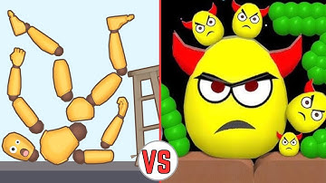 Kick & Break Ragdoll Vs Draw To Smash – Most Satisfying ASMR Stickman Walkthrough All Levels