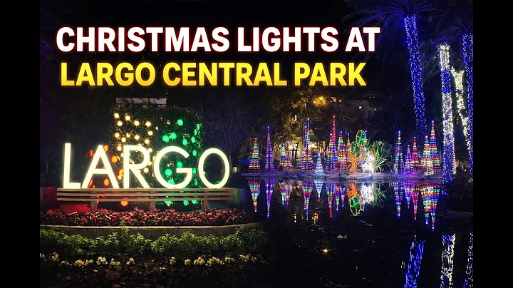 Christmas Lights at Largo Central Park! (Mini Trains + Millions of Lights)