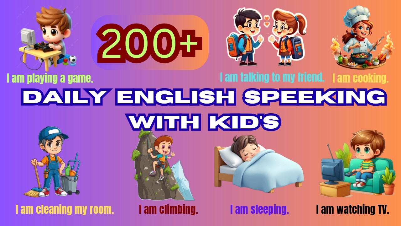 Daily Use English Speaking With kid's || English with kid's || #englisheveryday
