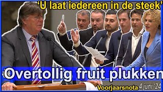 Tony van Dijck (PVV) onder Vuur 'U laat de mensen keihard in de steek' - Voorjaarsnota Tweede Kamer