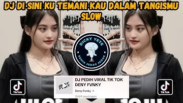 DJ DI SINI KU TEMANI KAU DALAM TANGISMU SLOW || DJ DJ PEDIH LAST CHILDS VIRAL TIKTOK 2025