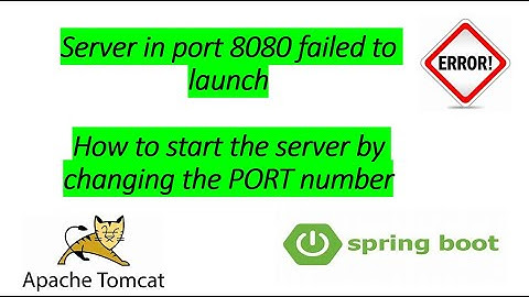 How to Change Port in Spring Boot using application.properties | 8080 not working? Lets solve here