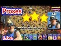 [Live] Kenapa Harus MINER ?? Proses 3 Bintang Serangan TH10 Keren banget | Strategi WAR |clashofclan