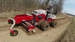 Repairing the Worst Driveway on Youtube with Ventrac Power Rake