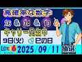 第2033回 ロト6予想 2025年9月11日抽選/#ロトAI予想 #ロト6予想