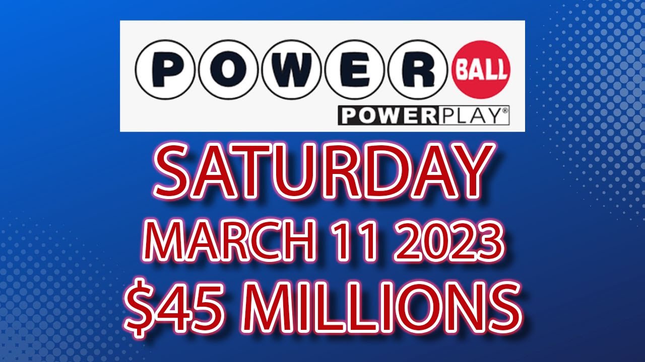 Powerball Results March 11 2023 45 Millions MrLotto YouTube