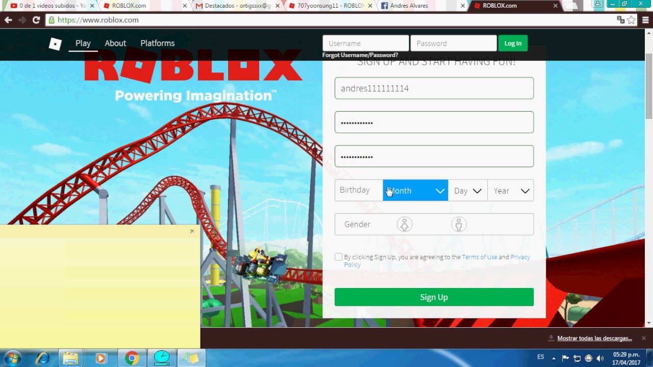 Como Abrir Un Cuenta Roblox Youtube Roblox Codes 2019 September The 29th Day - como abrir un cuenta roblox youtube