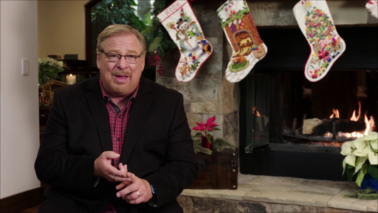 Pastor Rick Warren's Invitation to 2018 Christmas at Saddleback