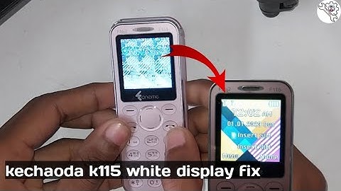 kechaoda k115 white display fix oneme f115 white display #kechaoda