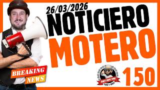 Noticiero Motero #150 🚨 Cae un ladrón de motos, la ITV contraataca y viajar en Vespino a Dakar y Más