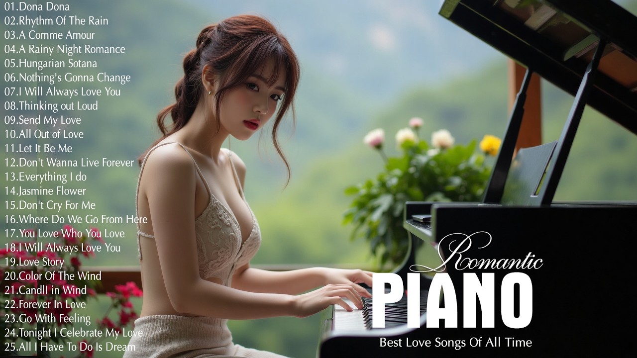 Beautiful Piano Love Songs Of All Time  - Timeless Love Songs Ever - Relaxing Instrumental Music