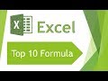 Excel 2013 Top 10 Formulas Quiz