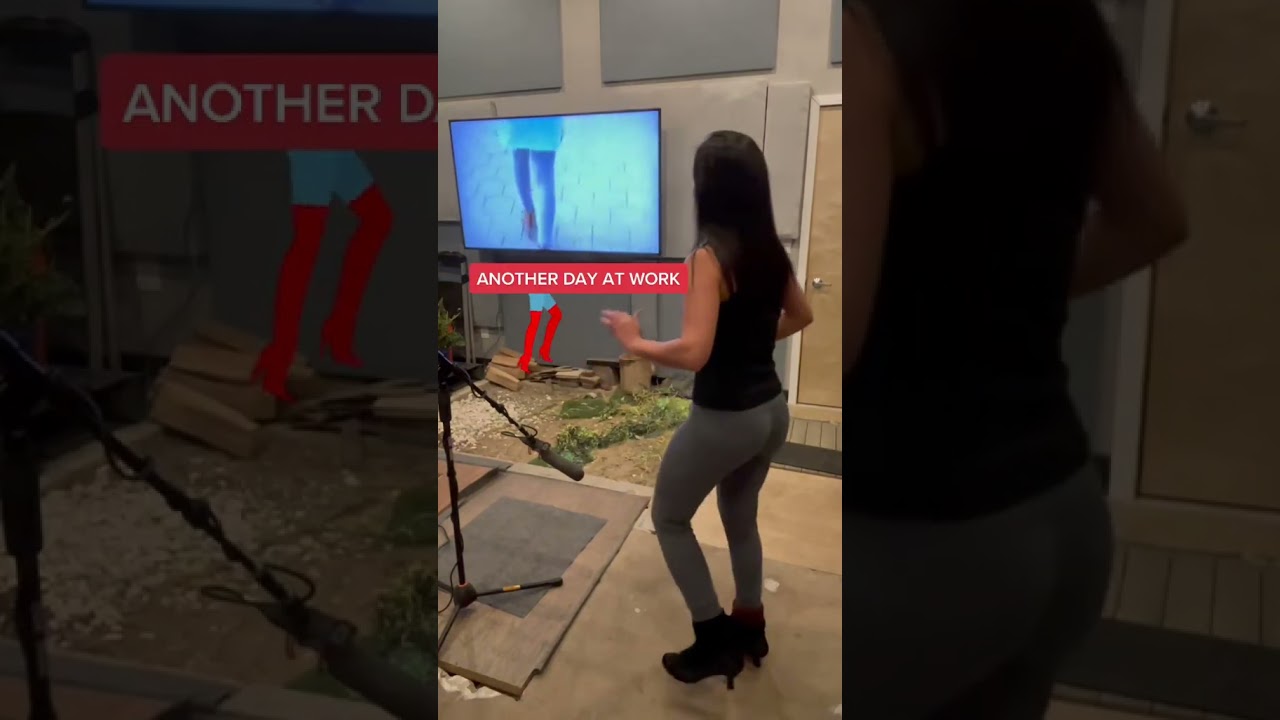 Another day at work… walking for movies 👣🎬 | Foley Artist BTS