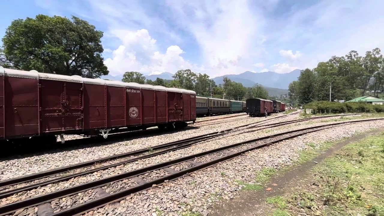 Kangra Valley Railway : ZDM 4 Narrow Gauge Locomotive in action at Baijnath! 