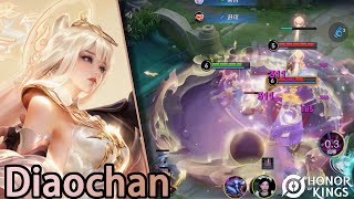 Honor of Kings（Diaochan）Beautiful Valentine's Day skin｜Bela skin do Dia dos Namorados