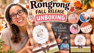 RONGRONG Fall 2026 Dear Autumn and Literary Seasons Unboxing I Sticker and Pet Tap Collection Guide