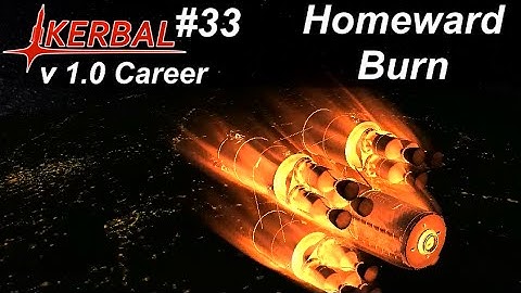 Homeward Burn - KSP 1.0.4 Career Mode #33 - Kerbal Space Program Walkthrough Guide