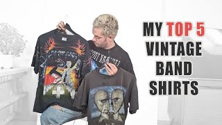 The Top 5 Vintage Band Shirts in my Collection / Intro