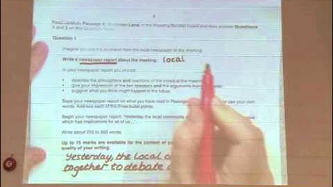 GCSE English CIE Extended Walking Talking Mock Part 1