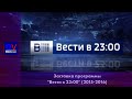 Заставка программы "Вести в 23:00" (2015-2016)