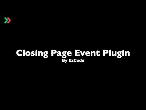 bubble.io #plugin: Closing Page Event - How to setup backend endpoint