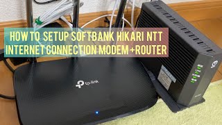 SOFTBANK HIKARI NTT INTERNET CONNECTION, how to setup modem+router? screenshot 4