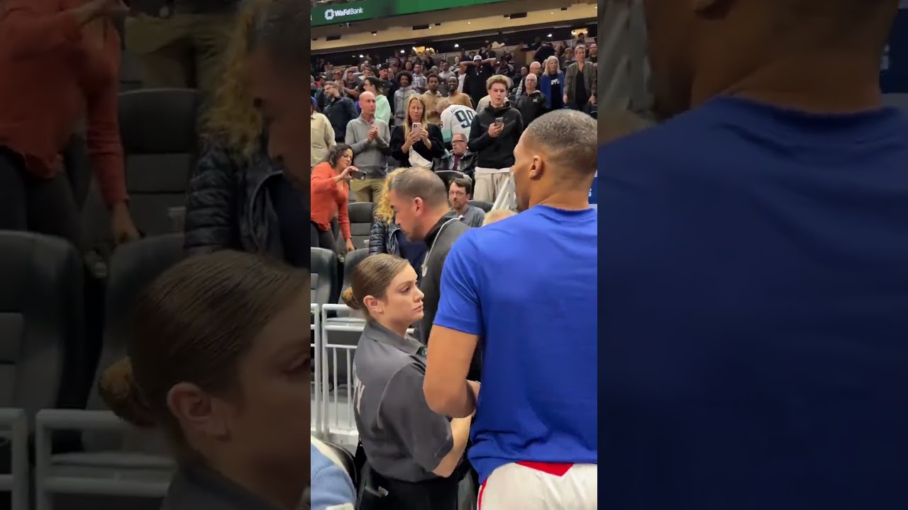 Russell Westbrook gifts a jersey to a fan who has on 8 jerseys 😲 (via @clippers/X) 