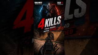 4 enemies, one SKS round | CODM