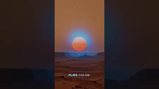 Blue Mars Sunset #Shorts