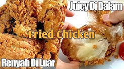 Resep ayam goreng tepung renyah - Cara membuat fried chicken) - Durasi: 5.36. 