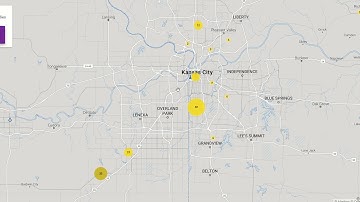 example of heatmap using Mapbox GL JS
