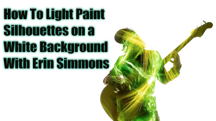 How To Light Paint Silhouettes on a White Backgrou...