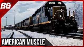 American Muscle - Csx Freight Haul Train Sim World 2